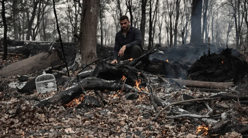 Son rêve et ses 200 oiseaux réduits en fumée : le déchirement de Samuel après l’incendie criminel de son terrain au Blanc